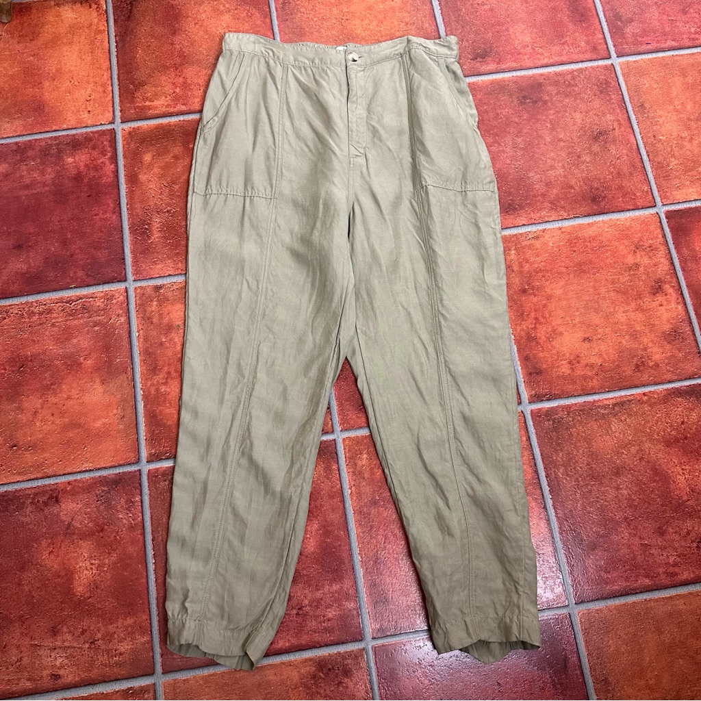 Halston Lightweight Linen Stretchy Chinos